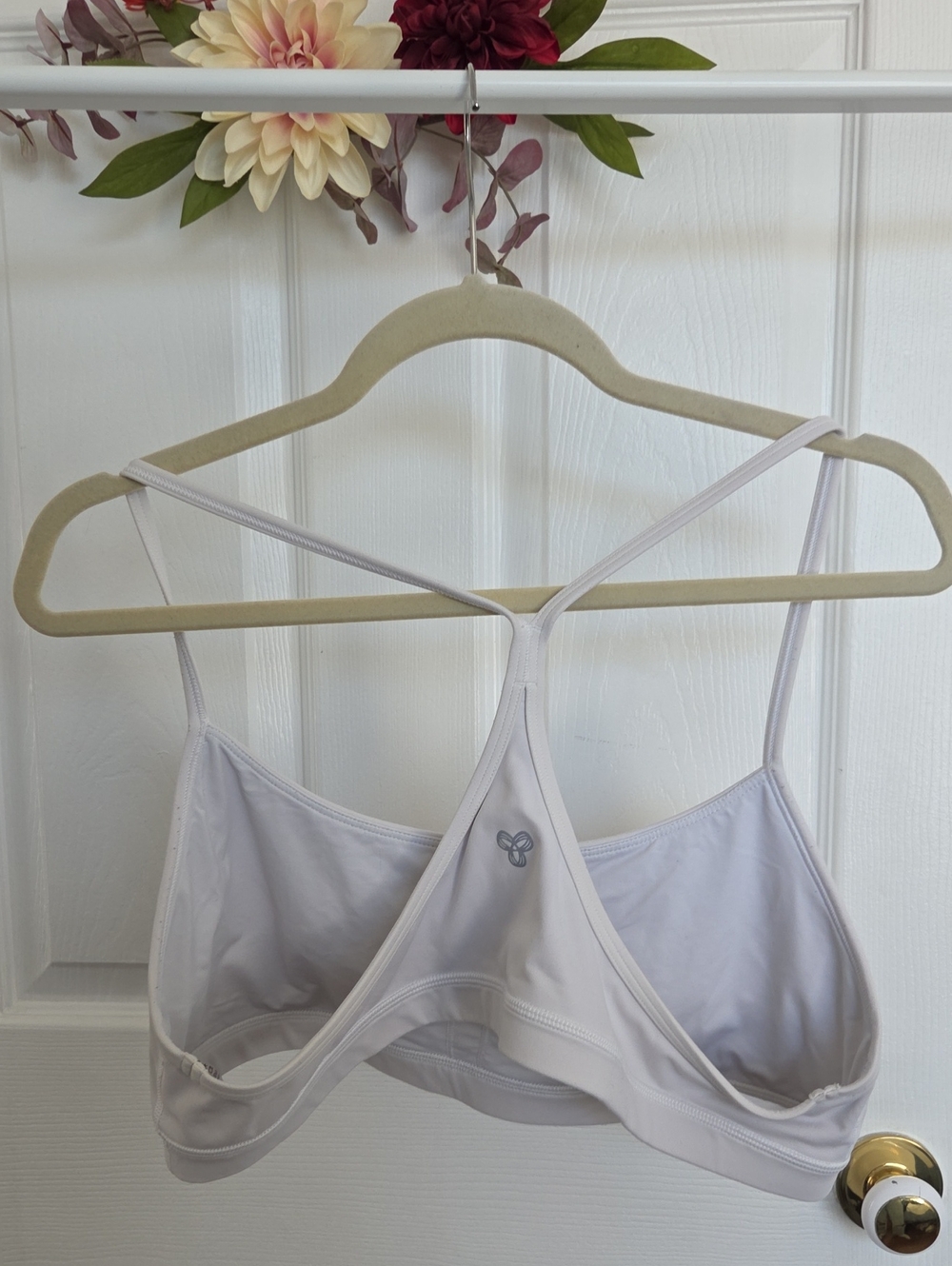Aritzia Light Gray Racerback Bralette